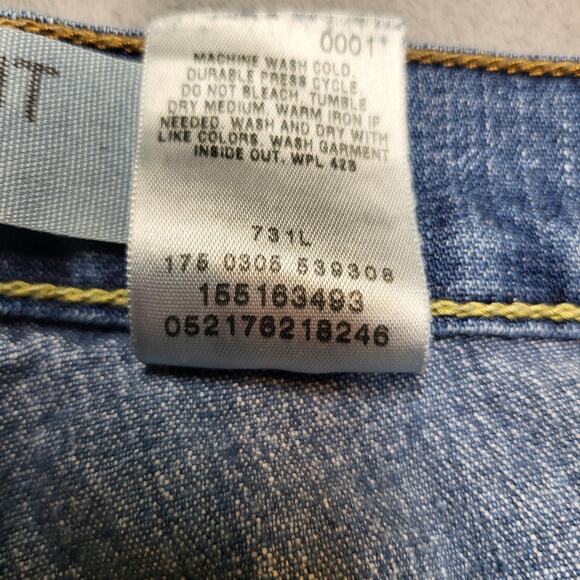 Levi's Jeans Womens 8 Long Blue Denim Boot Cut Stretch Classic Zip Fly Casual - Picture 5 of 12